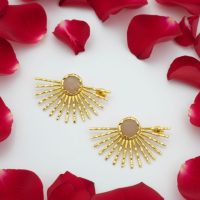 Gulabi Noor” Earrings